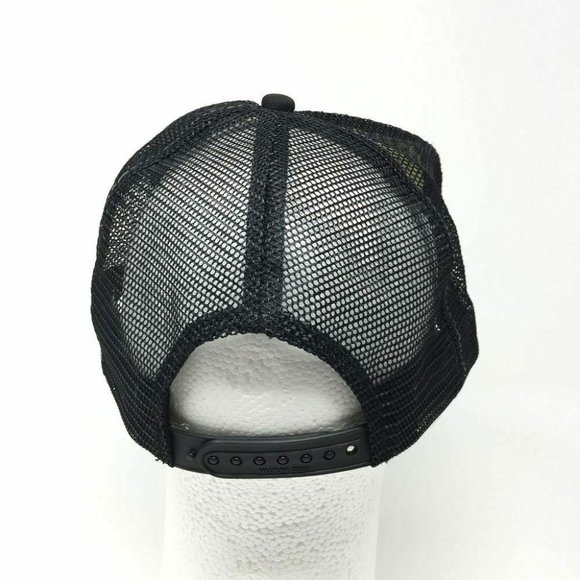 Rockstar Energy Drink Mesh Trucker Snapback Baseball Cap American USA Flag Hat - Picture 3 of 6